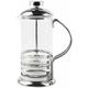 350 ml / 3-cup Stainless Steel Glass CafetiÞre French Filter Coffee Press Plunger & Tea Maker - silver