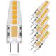 5X Warm White G4 led Bulbs, 36mm x 9mm Closer to Traditional Size, 3W led Equivalent to 23W Halogen Bulb, 3000K, ac/dc 12V