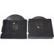 Type 303 Carbon Charcoal Cooker Hood Filter Pack of 2