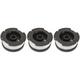 Black & Decker Reflex Strimmer Trimmer Spool & Line Pack of 3