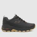 SKECHERS max protect trainers in navy & black