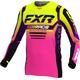 FXR Revo 2024 Motocross Jersey, pink-lila-gelb, Größe L