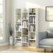 5-Shelf Bookcase Organizer Storage Bookshelf White - 52 x 63