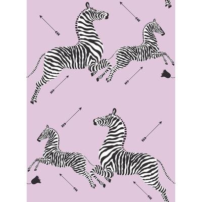 Lilac Zebra Safari Peel & Stick Wallpaper