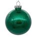 Vickerman 3" Clear Ball Christmas Ornament with Seafoam Glitter Interior, 12 Pieces per bag - Green