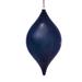 Vickerman 11.5" Midnight Blue Wood Grain Drop Christmas Ornament, Pack of 2