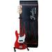 Axe Heaven Mini Bass Replica Fender Jazz Guitar Classic Red Finish FJ-001