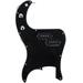 FRCOLOR PB Bass 3 Ply Prewired Loaded Pickguard Pickup for Precision Bass Guitar Musical Instrument (Black)