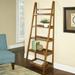 5 Shelf Ladder Bookcase Warm Brown - 52 x 63