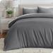 Bare Home Premium Sandwashed Microfiber Duvet Cover and Sham Set