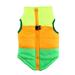 Pet Dog Winter Vest Waterproof Dog Warm Pet Coat Pet Clothes Dog Apparel Pet Supplies for Dog Pet Size M Green Yellow and Orange