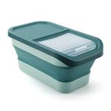 Collapsible Dog Food Storage Container Airtight Cat Food Containers Folding Pet Food Container Kitchen Rice Storage for Pet Food Cereal