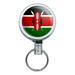 Kenya National Country Flag Retractable Belt Clip Badge Key Holder