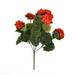 5Pcs Artificial Geraniums Silk Flowers Outdoor Artificial Geranium Bush Faux Flowers Geraniums for Floral Home Decor Indoor Garden Patio Grave Cemetary Vase Table Centerpiece