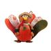 SHIBAOZI Kids Cute Thanksgiving Gnome Plush Turkey Doll Handmade Holiday Gnome Ornament for Home Sofa Decoration