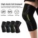 LeKY 1Pc Knee Pad Breathable Comfortable Wide Application Ergonomic Design Soft Fabric Knee Protection Non-slip Knee Support Warmer Brace for Sports