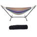 Fithood Hammock Set (Hammock Frame Small Color Bar Hammock) Natural Rope