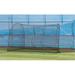 HTYSUPPLY SPORTS HomeRun Baseball and Softball Batting Cage Net and Frame With Built In Pitching Machine Square (Machine NOT Included) Home Run Batting Cage