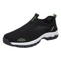 gvdentm Mens Casual Shoes Mens Slip on Shoes Casual Lightweight Comfortable Tennis Gym Walking Running Shoes Black 10