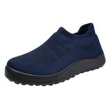 gvdentm Men Sneakers Men s Walking Shoes Jogging Tennis Footwear Fitness Road Running Fashion Sneakers Dark Blue 12