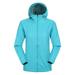 Shpwfbe Womens Fashion Fall Clothes For Women 2023 Women Solid Rain Outdoor Plus Hooded Raincoat Windproof Jacket Coat Women Clothing Sky Blue XXL