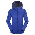 Shpwfbe Womens Fashion Fall Clothes For Women 2023 Women Solid Rain Outdoor Plus Hooded Raincoat Windproof Jacket Coat Women Clothing Blue 3XL