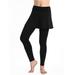 BKQCNKM Leggings for Women Workout Leggings for Women Maternity Leggings with Pockets for Women Womens Leggings High Waist Long Two Pockets Leggings for Women Tummy Control Black XL