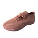 gvdentm Shoes for Women Walking Shoes for Women Casual Lace Up Lightweight Tennis Running Shoes Pink 6.5