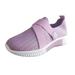 gvdentm Walking Sneakers for Women Women s Air Running Shoes Fashion Sport Gym Jogging Tennis Fitness Sneaker Purple 7.5