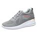 gvdentm Women s Sneakers Womens Air Running Shoes Women Sneakers Non Slip Womens Tennis Shoes Grey 8.5