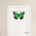 TUTUnaumb Hot Sale Garden Butterfly Art Outdoor Garden Backyard Metal Animal Decoration Gift -Green