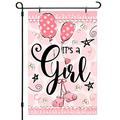 Garden Flags-Its A Girl 12x18 Inch Double Sided Pattern Suitable for Outdoor Darden Decoration