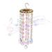 Colorful Crafts Gift Courtyard Decoration Indoor Outdoor Hanging Ornament Crystal Pendant Handmade Wind Chimes