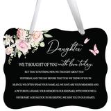 LifeSong Milestones Sympathy Gifts for Loss of Loved One Black Ribbon Sign