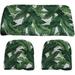 Indoor Outdoor Decorative 3 Piece Love Seat Settee & 2 Chair Wicker Cushion Sets (Standard ~ 2-19â€�x19â€� & 41â€�x19â€� Swaying Palms Aloe)