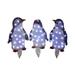 Rdeuod Lighted Penguin Christmas Outdoor Yard Decorations Glittered Penguin With Battery Lighted Outdoor Decor Artificial Pre-Lit Xmas Decorative Penguin LED Lights for Christmas White