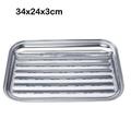 Reusable Grill Tray & Reusable Grill Tray Gas Grill Accessories 34x 24 x 3 cm