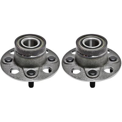 2013 Honda Insight Rear, Driver and Passenger Side Wheel Hubs, With Bearing, Front Wheel Drive