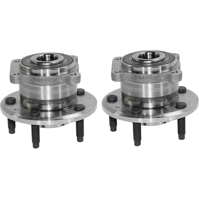 2014 Cadillac ELR Rear, Driver and Passenger Side Wheel Hubs, With Bearing