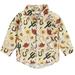 Toddler Baby Boys Casual Shirt Long Sleeve Cartoon Print T-shirt Tops for Spring Autumn
