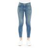 7/8-Hose LE TEMPS DES CERISES "PULPC", Damen, Gr. 32, US-Größen, blau, 92% Baumwolle, Kunstfaser, 2% Elasthan, Hosen, mit dezenter Waschung