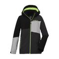 Outdoorjacke KILLTEC "KOW 161 BYS JCKT" Gr. 152, grau (anthrazit) Kinder Jacken Outdoorjacken