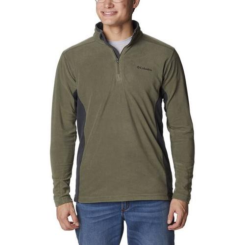 COLUMBIA-Herren-Oberteil-Klamath Range™ II Half Zip, Größe XXL in Grün