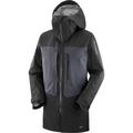 Salomon Herren Stance 3L Long Jacke (Größe L, schwarz)