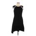 Calvin Klein Casual Dress - Mini Scoop Neck Sleeveless: Black Print Dresses - Women's Size 8