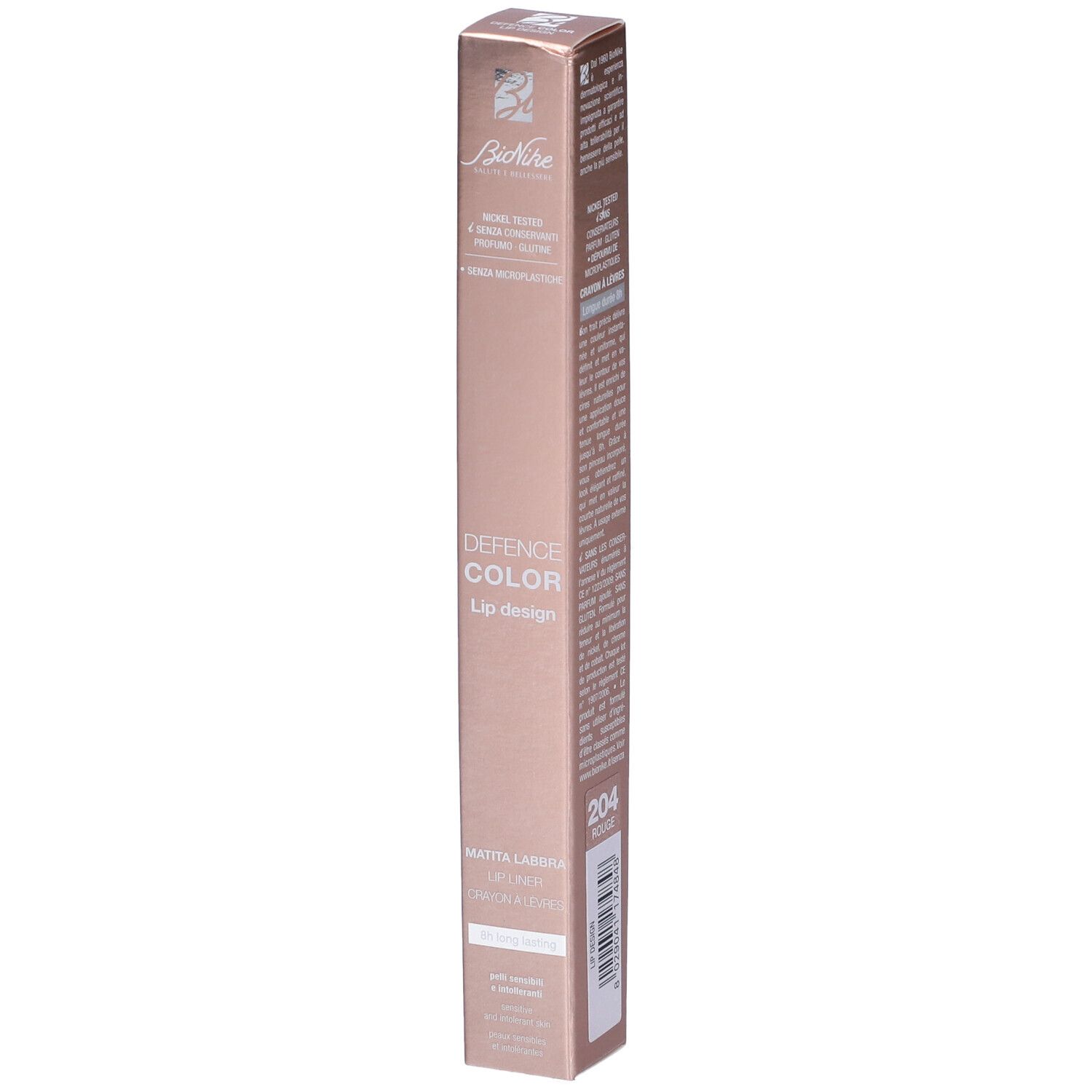BioNike Defence Color Lip Design Matita Labbra Colore 204 Rouge 1 pz M