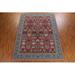 Brown/Gray 153 x 118 W in Rug - Rug Source Outlet One-of-a-Kind Hand-Knotted 9'10" x 12'9" Red/Ivory/Light Blue/Navy Sultanabad Ziegler Area Rug | Wayfair