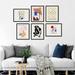 SIGNLEADER Mid-Century Matisse Shapes Plants Framed 6 Pieces by Henri Matisse Print Paper | 14 H x 11 W x 1 D in | Wayfair 84374888867