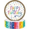 Creative Converting Birthday Confetti Happy Birthday Centerpiece, 3 ct | Wayfair DTC368263CNTR