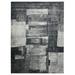 White 36 x 24 x 0.3 in Area Rug - AMER Rugs Hermitage Empress Salon Black Hand-Knotted /Viscose Area Rug Viscose/ | 36 H x 24 W x 0.3 D in | Wayfair